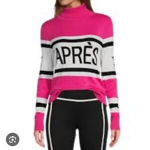 Antonio Melani Active Apres Motif Ribbed Turtleneck Long Sleeve SIZE LARGE NWT